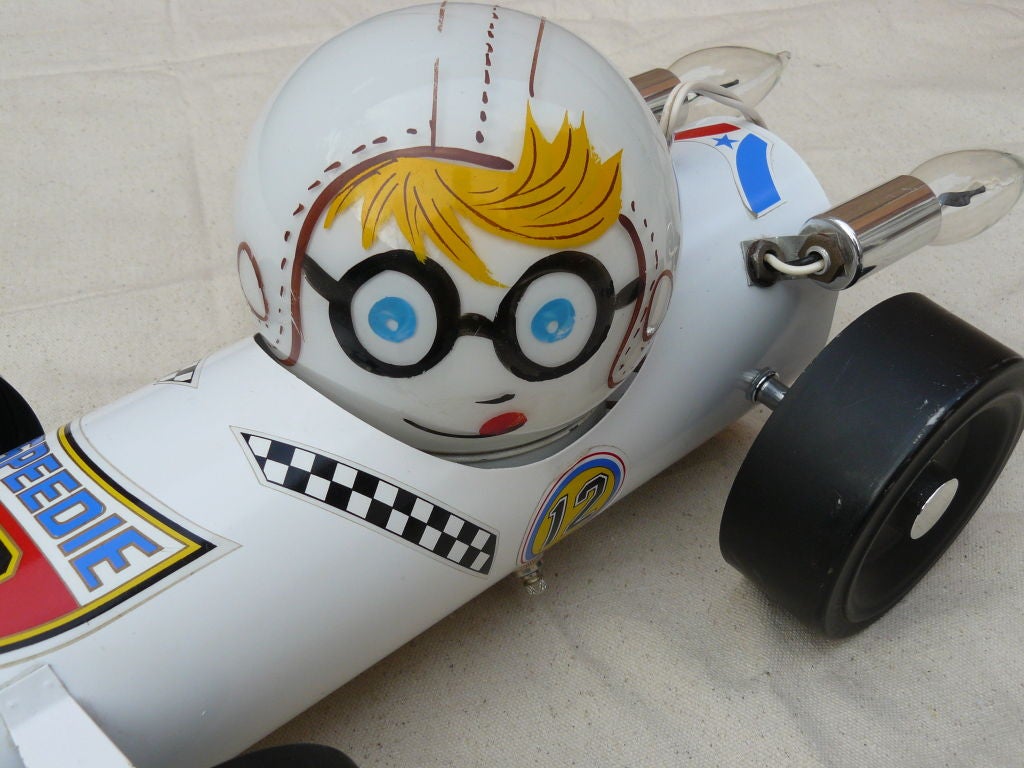American 60s Speedie Race Car Lamp