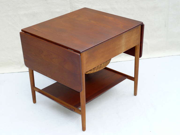 Mid-20th Century Hans J. Wegner for Andreas Tuck Sewing Table
