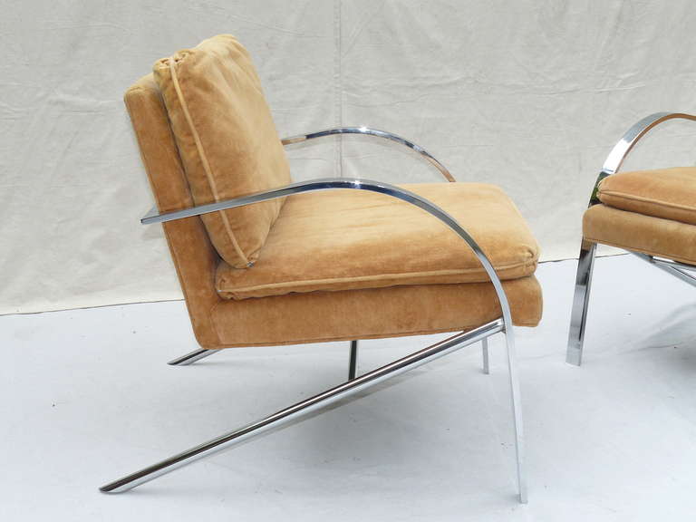 Pair Of Arco Lounge Chairs By Paul Tuttle