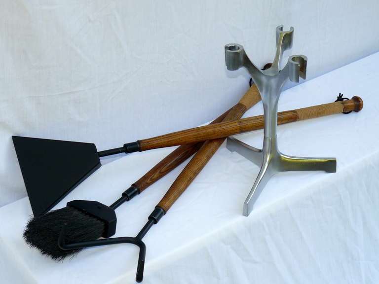 Set of 1960s Raymor Modernist Fire Tools 3