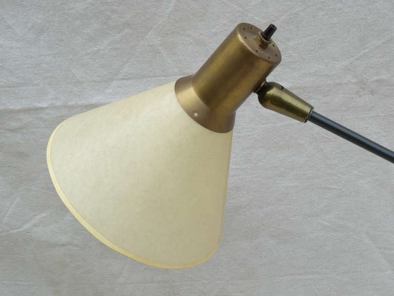 Steel Rare Gilbert Watrous MoMA Design Competition Heifetz Floor Lamp
