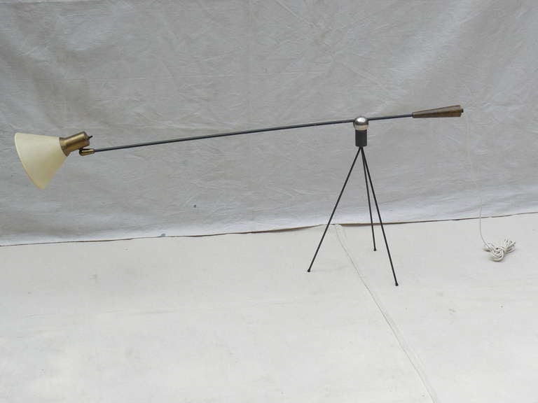 Rare Gilbert Watrous MoMA Design Competition Heifetz Floor Lamp 1