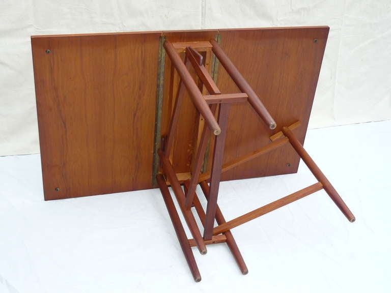 50s Danish Teak Petite Gate Leg Table 2