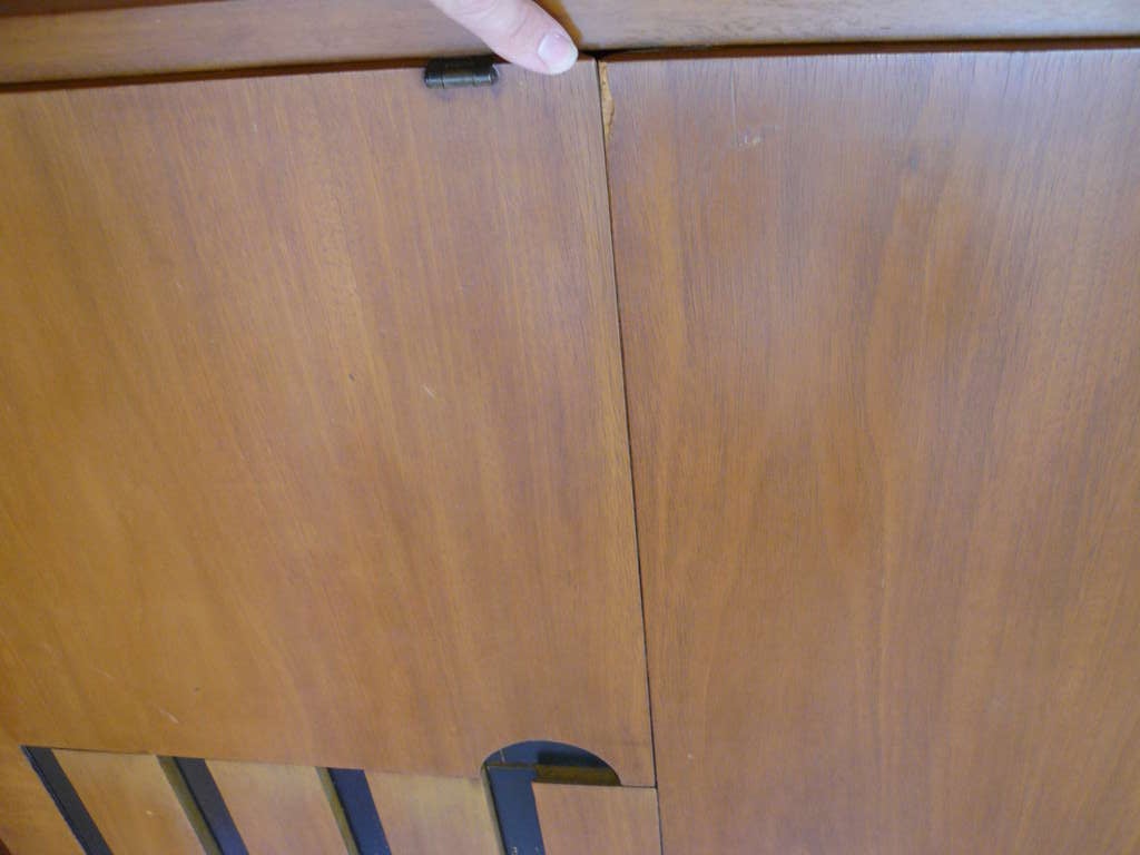 Gilbert Rohde for Herman Miller Mahogany Group Asymmetric Drop Front Secretary In Good Condition In Kensington, MD