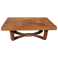 French Art Deco Large Palisander Coffee Table