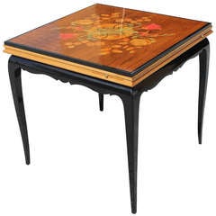 Vintage Stunning French Art Deco Multi Use Gaming Table