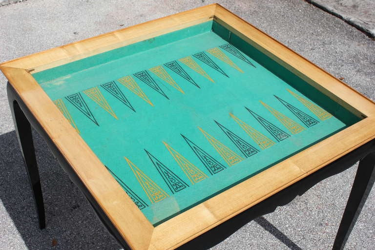Stunning French Art Deco Multi Use Gaming Table 2