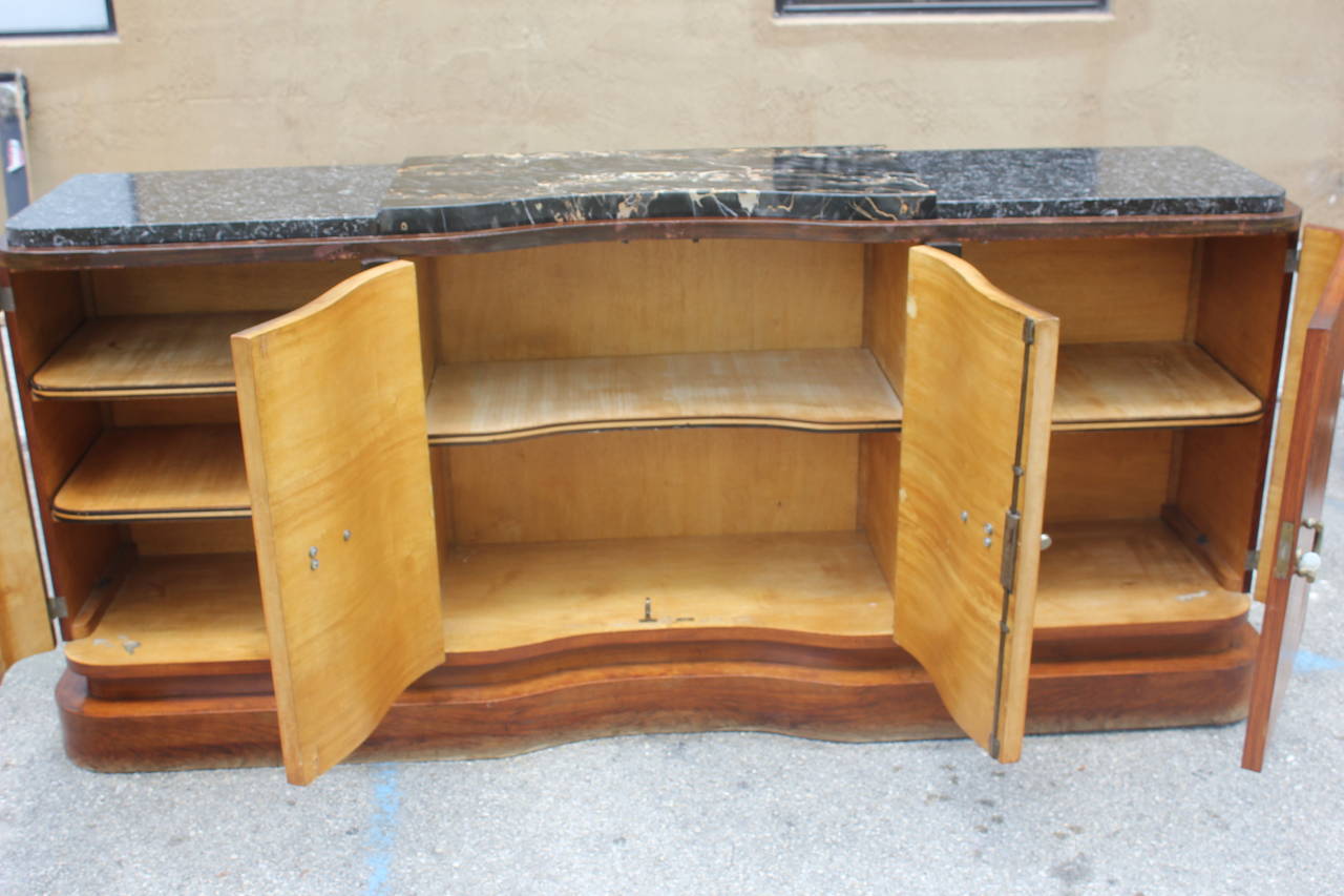 French Art Deco Sideboard or Buffet Palisander and Sycamore Buffet by Tricoire 5