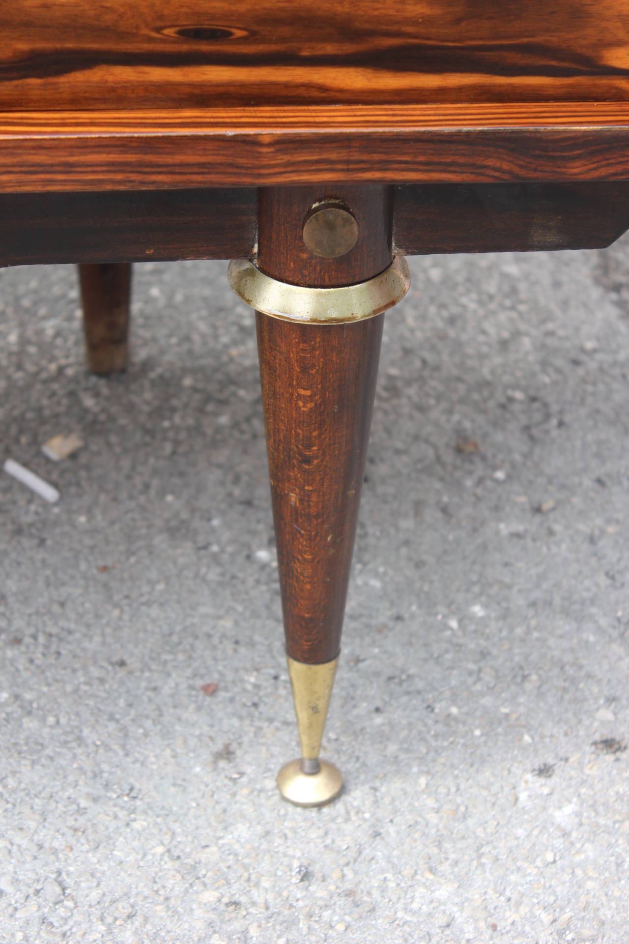 French Art Deco Exotic Macassar Ebony Buffet or Sideboard, circa 1940s 2