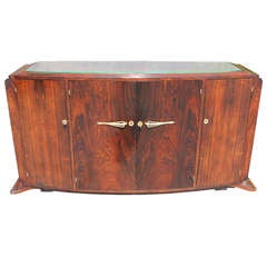 French Art Deco Palisander "Rio"  Steeped Top Buffet
