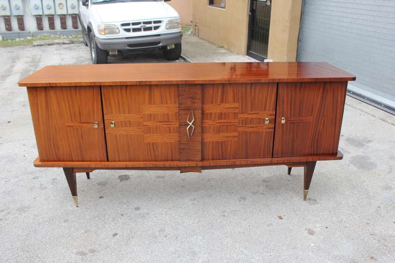 French Art Deco Palisander Rio Buffet In Excellent Condition In Hialeah, FL