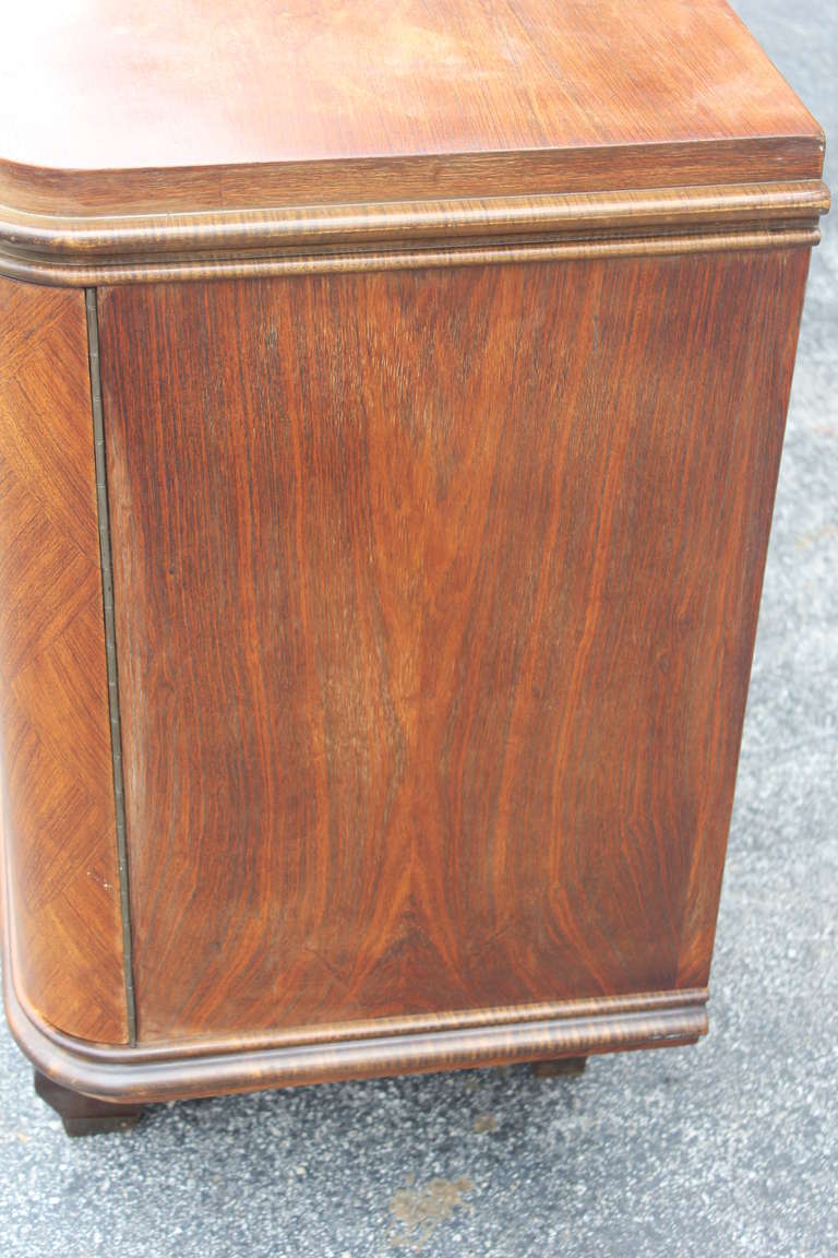 French Art Deco Palisander Marquetry with M-O-P Detail Buffet or Sideboard 4