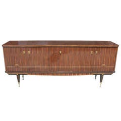 French Art Deco Exotic Macassar Ebony Buffet