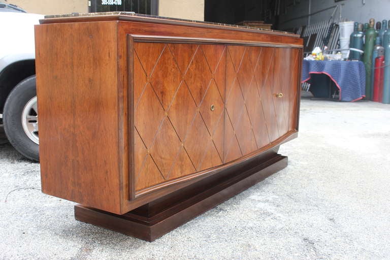 Mid-20th Century French Art Deco Palisander Buffet by Challeyssin