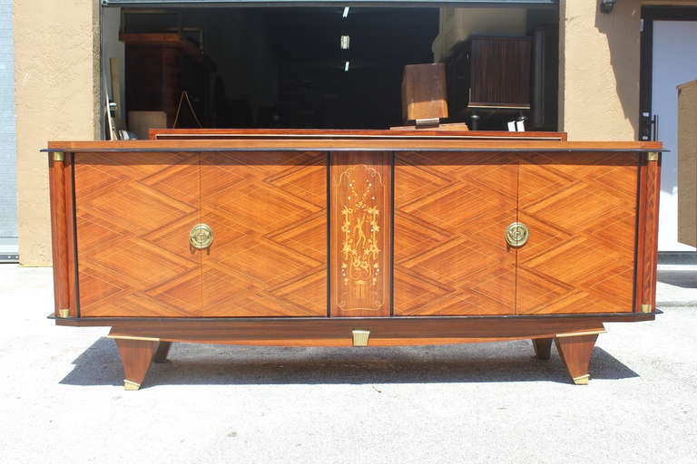 French Art Deco Palisander Buffet In Excellent Condition In Hialeah, FL