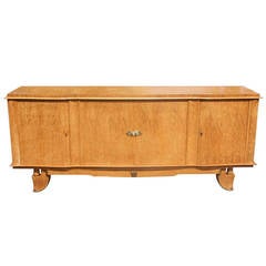 French Art Deco Burl Amboyna, Grand Buffet, circa 1940s