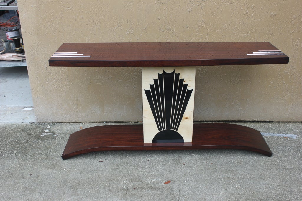 Mid-20th Century French Art Deco Console Table/ Palisander 