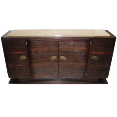 French Art Deco Exotic Macassar Ebony Classic Buffet
