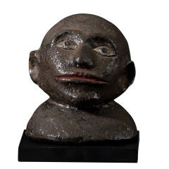 Black Pottery Head