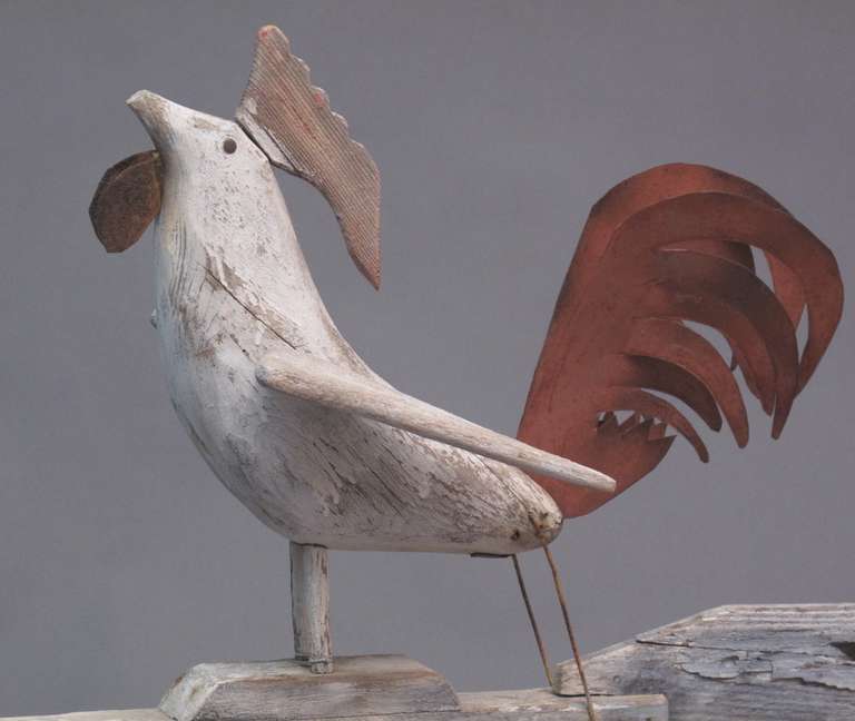 20th Century Albert Zahn Rooster Weathervane For Sale