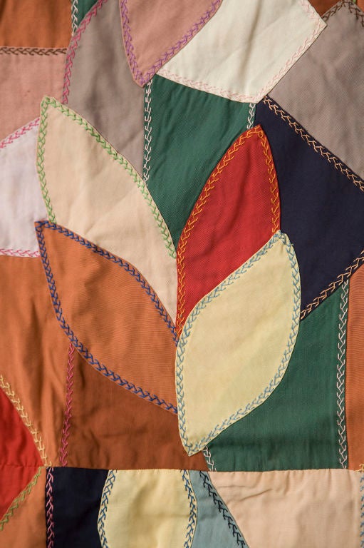 American Abstract Crazy Quilt