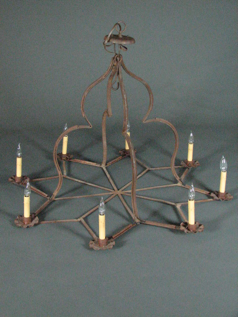 Star Iron Chandelier