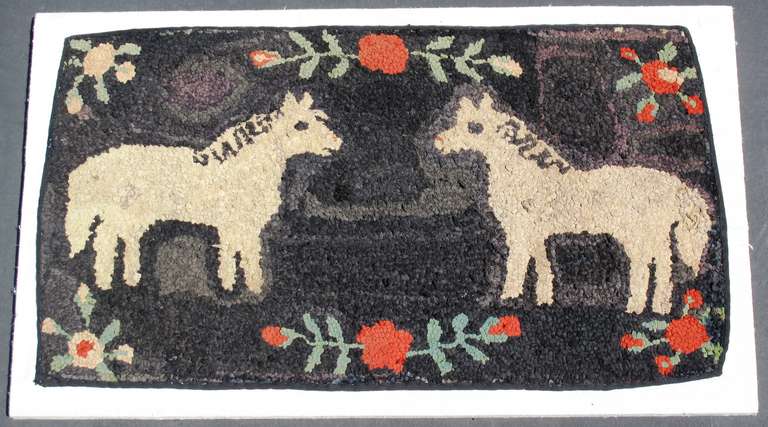 Pictorial Horses Rug