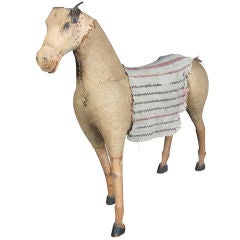 Used Burlap Horse