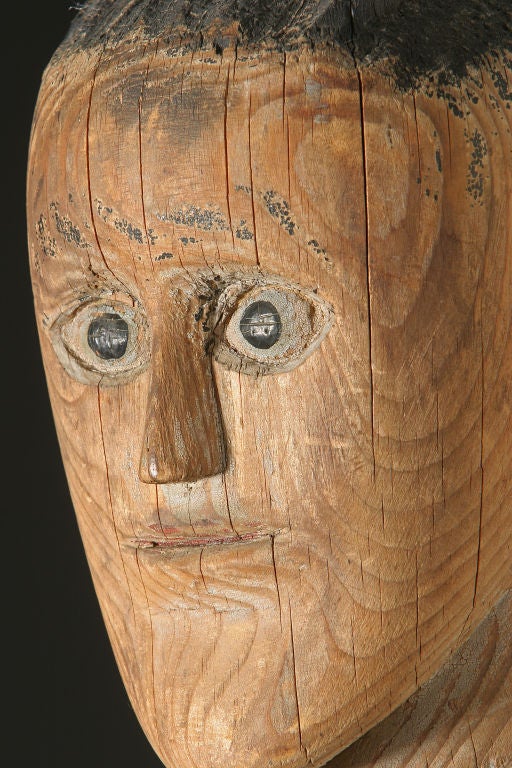 Folk Art Rare Wooden Mannequin For Sale