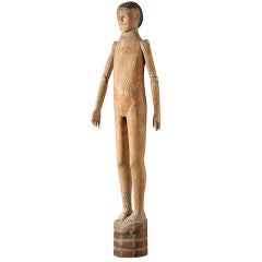 Used Rare Wooden Mannequin