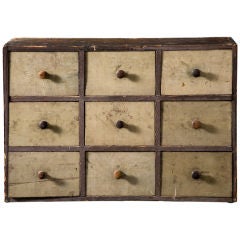 Vintage 9 Drawer Apothecary