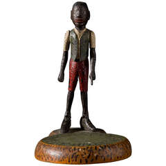 Late 19th Century Carved Black Figure