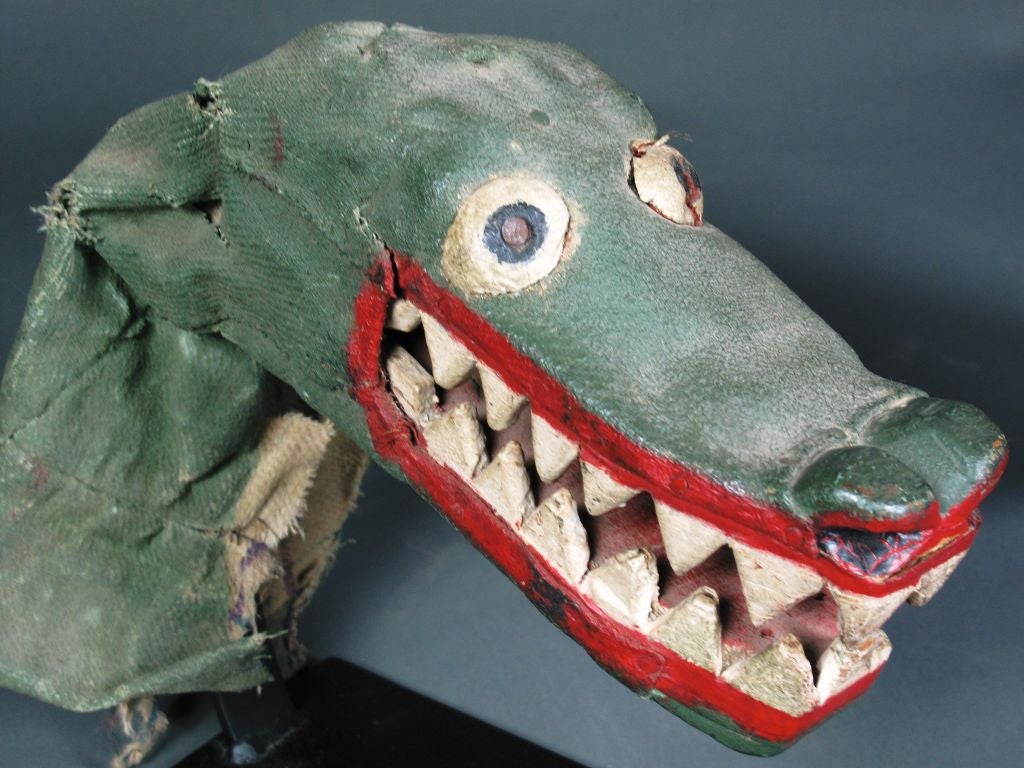 20th Century Alligator Hand Puppets For Sale