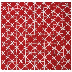 Spectacular Red and White Quilt