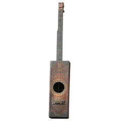 Used Folk Art Box Fiddle