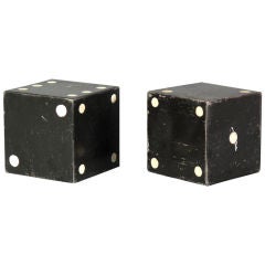 Vintage Metal Dice Box