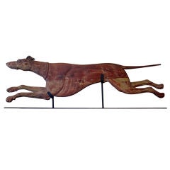 Vintage Important Greyhound Figure