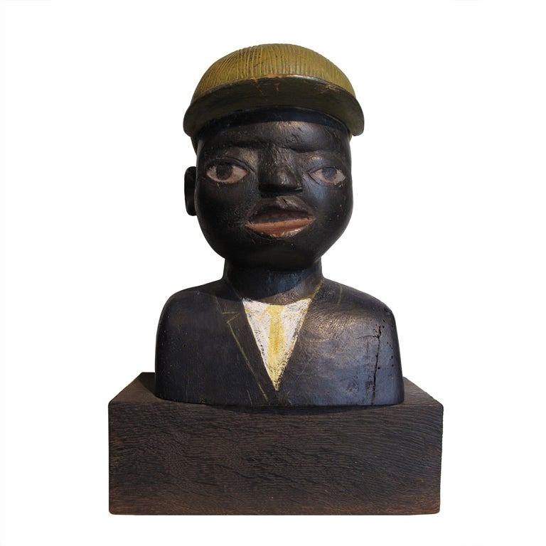 African American Boy Bust For Sale