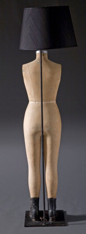 Vintage Dress Form Lamp