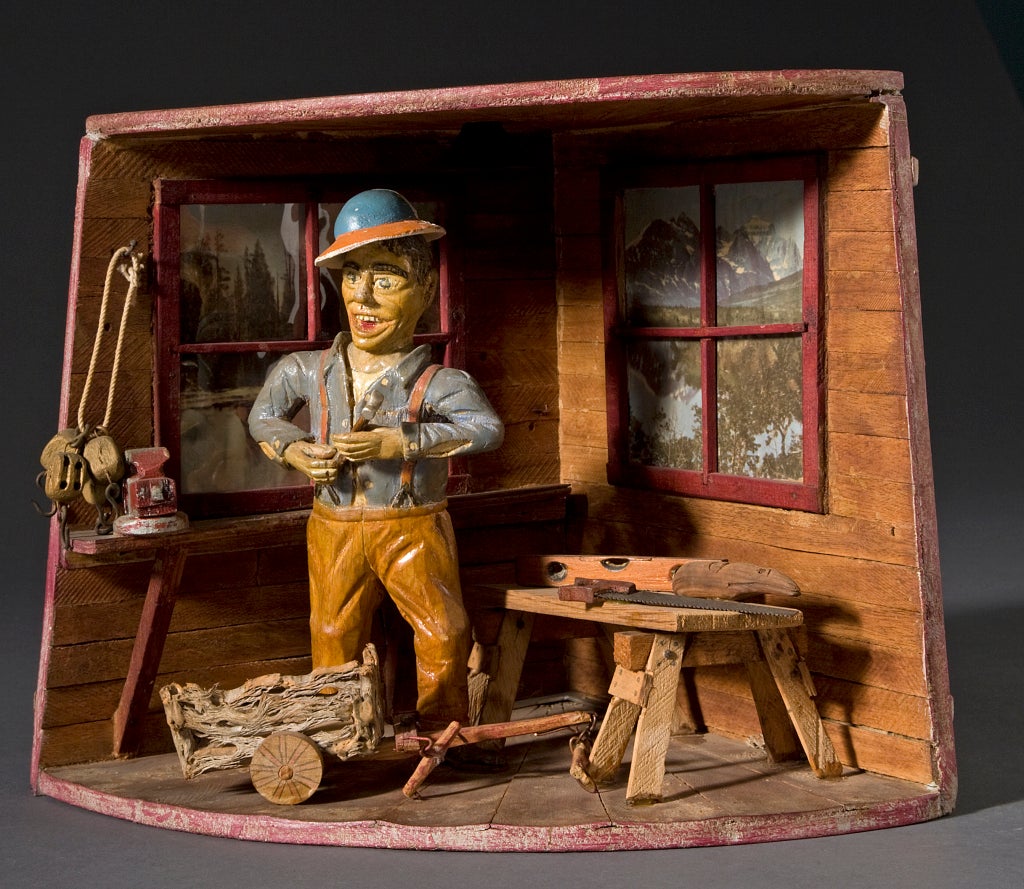 Mountain Woodworker Corner Diorama