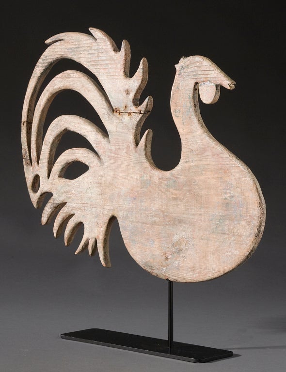 American Wooden Rooster Weathervane