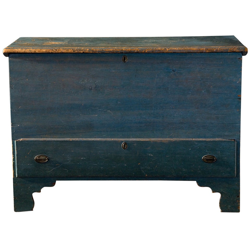 Blue Blanket Chest For Sale