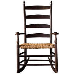 Ladder Back Shaker Rocking Chair