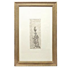 Late 17thC/early 18th C Italian School "Figure in Armor"