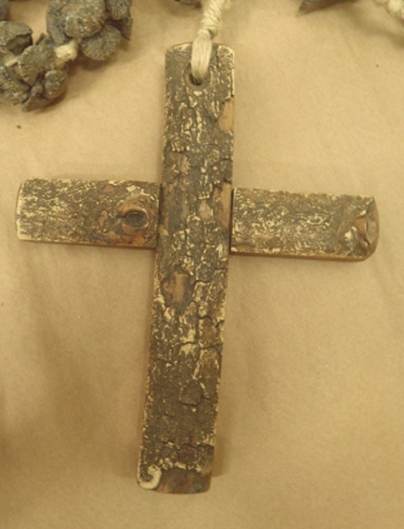French Folk Art  Rosary For Sale