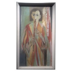 The Flute Player by Henri Masson