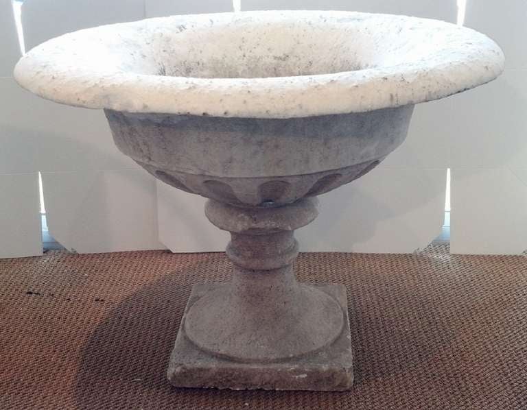 19th C Wide Lipped Urn