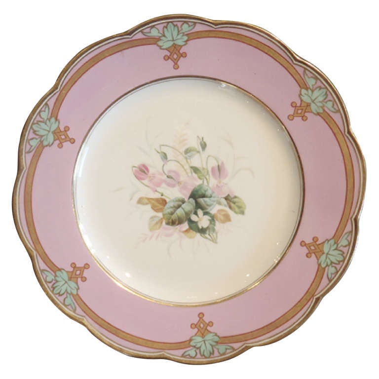 Set Of 18 Davenport Floral Dessert Plates at 1stdibs