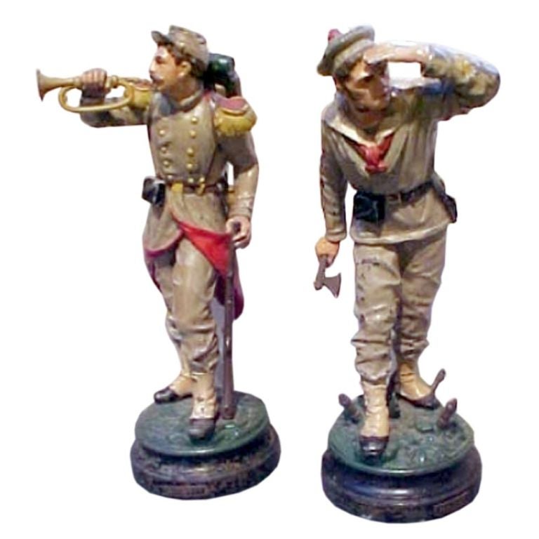 Cast Iron Models of Toy Soldiers For Sale