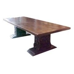 Antique Cal-Mex Style Dining Table
